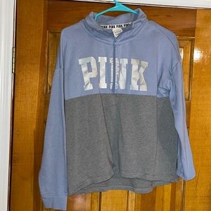 victoria secerets quarter zip